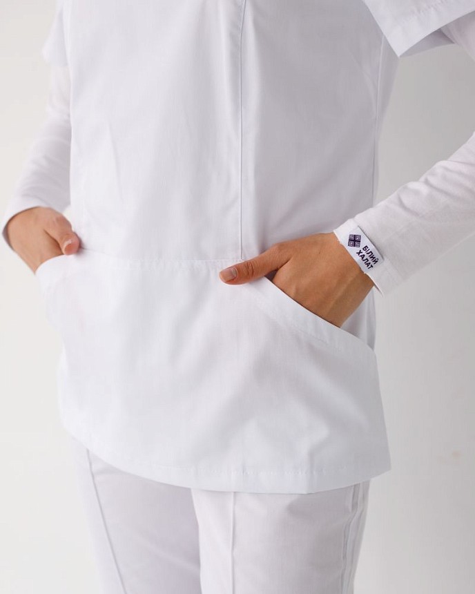 Комплект: костюм медицинский женский Топаз + лонгслив медицинский женский #6 5
