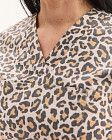 Медична сорочка жіноча Топаз принт Leopard NEW 4