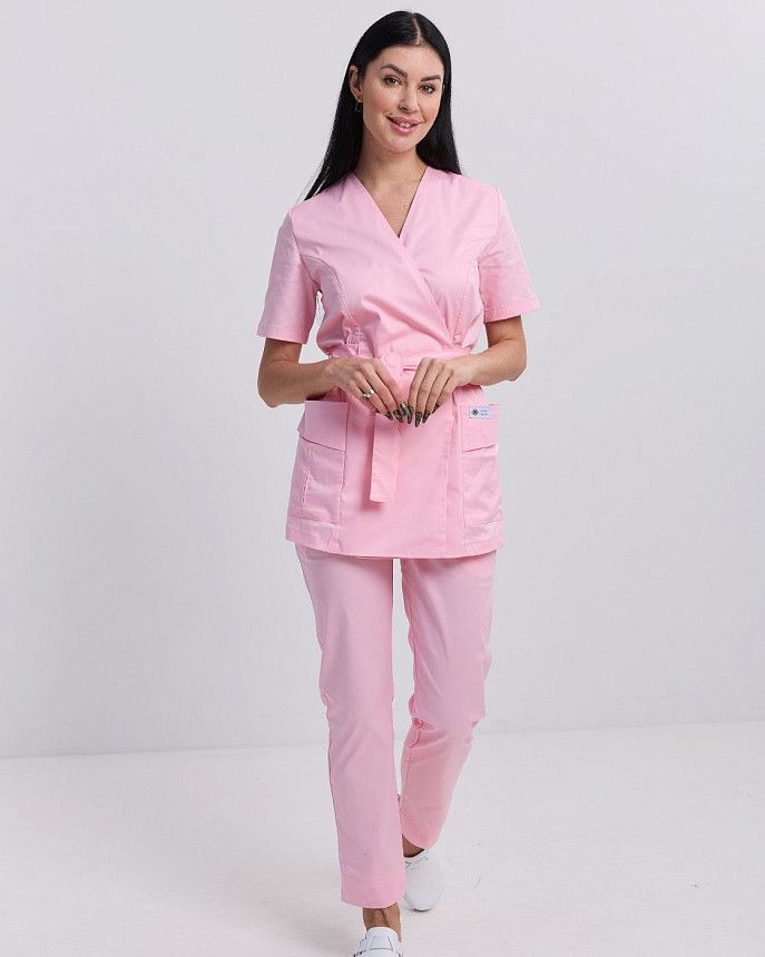 Медичний костюм жіночий Кіото світло-рожевий