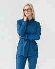 Медицинский костюм женский Монтана синий 3