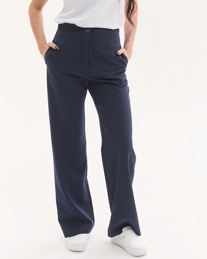 Медичні штани жіночі Саванна темно-сині