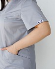 Медичний костюм жіночий Топаз сірий NEW +SIZE 5