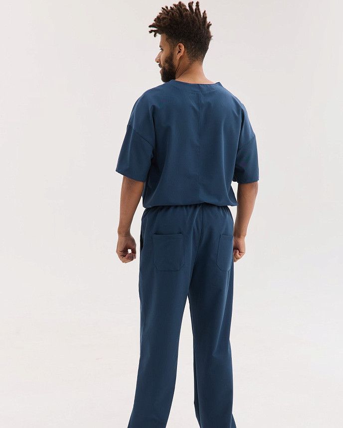 Медичний костюм чоловічий Чикаго синій 4