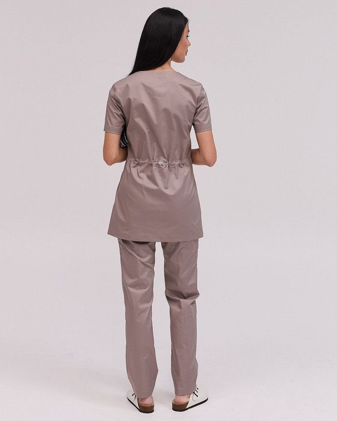 Медичний костюм жіночий Вірджинія мокко 3