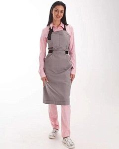 Професійний водовідштовхуючий фартух Сицилія сірий