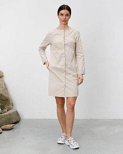 Медичний халат жіночий Жаклін кремовий (уцінка/брак)