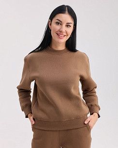 Медичний утеплений світшот жіночий Онтаріо мокко