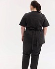 Медичний костюм жіночий Кіото чорний +SIZE 3