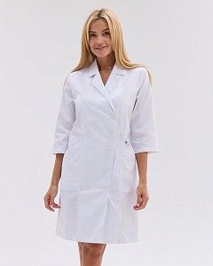 Медицинский халат женский Прага белый