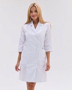 Медицинский халат женский Прага белый