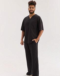 Медичний костюм чоловічий Чикаго чорний