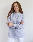 Медична сорочка жіноча Стефанія світло-сіра