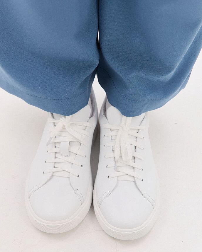 Медичні кеди жіночі білі (натуральна шкіра) 2