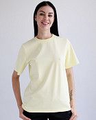 Медицинская базовая футболка женская желтая