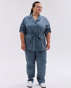 Медичний костюм жіночий Кейптаун нефритовий +SIZE (уцінка/брак)