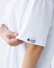 Медична футболка унісекс біла 6