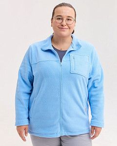 Медицинская кофта женская флисовая Финляндия голубая +SIZE Медицинская кофта женская флисовая Финляндия голубая +SIZE