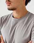 Медицинская футболка мужская светло-серая 4