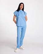 Медичний костюм жіночий Сідней блакитний