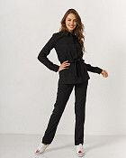 Медичний костюм жіночий Монтана чорний (уцінка/брак)