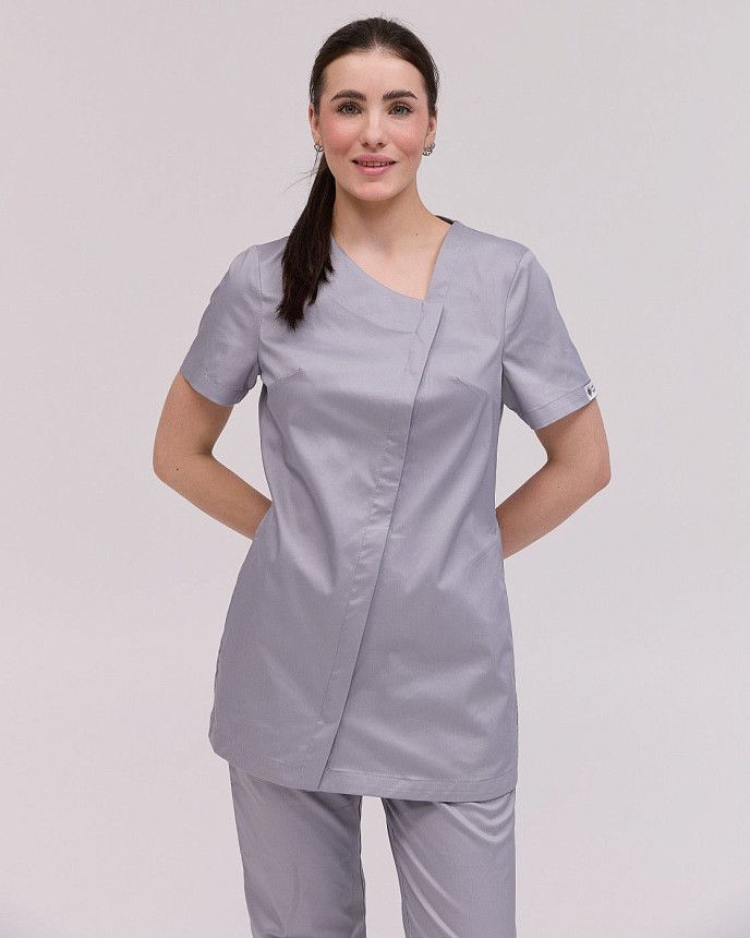 Медичний костюм жіночий Вірджинія сірий 2