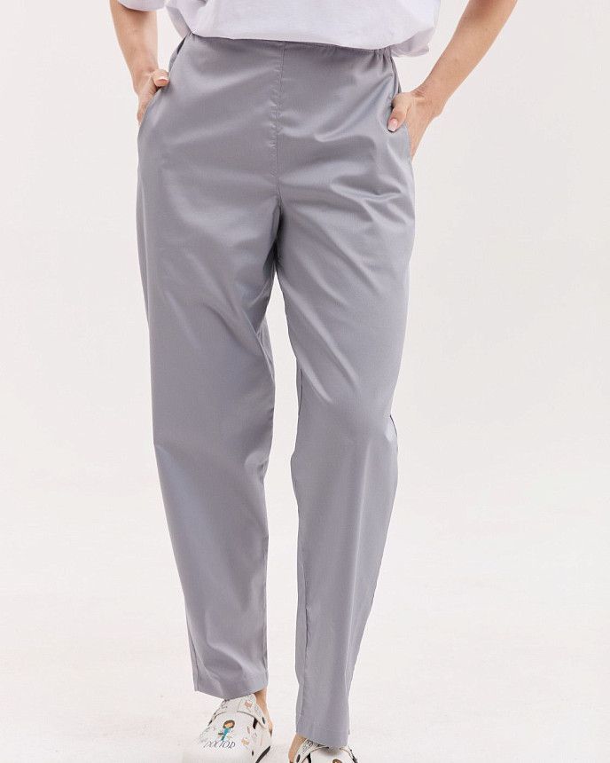 Медичні штани жіночі моми сірі 2