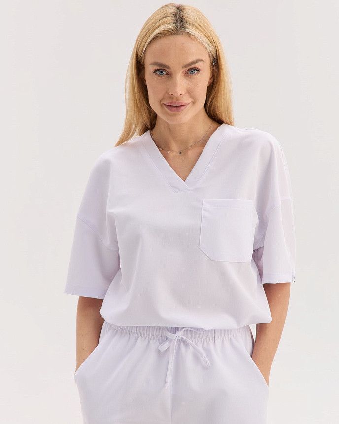 Медичний костюм жіночий Чикаго білий 6