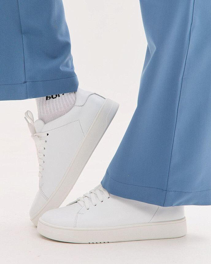 Медичні кеди ортопедичні жіночі білі (натуральна шкіра) 3