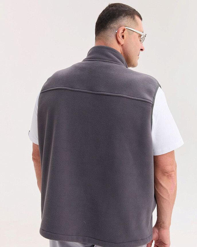 Медицинская жилетка мужская флисовая Говерла темно-серая +SIZE 3