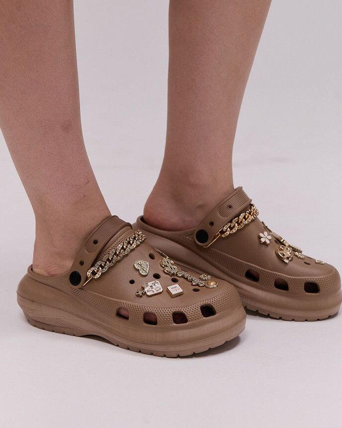 Медичні жіночі клоги бежеві PS Chain 3