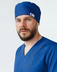Медицинская шапочка синяя 2