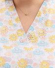Медична сорочка жіноча Топаз принт Sun NEW +SIZE 4