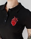 Вышивка на униформе Сердце 3