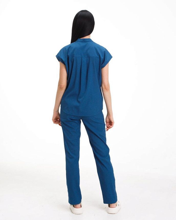 Медицинский костюм женский Сидней синий (уценка/брак) 2