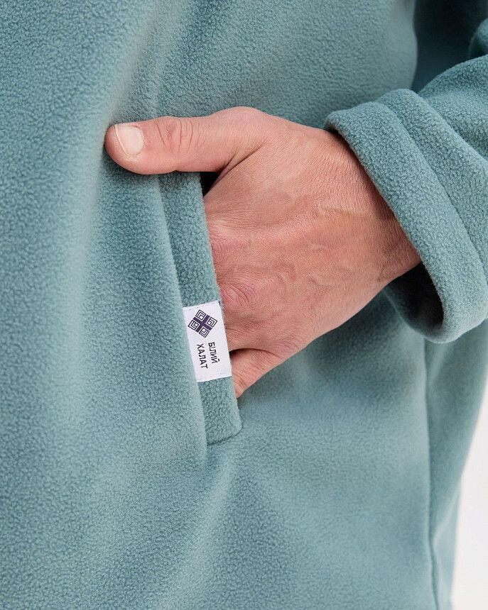 Медична кофта чоловіча флісова Фінляндія нефритова +SIZE 5