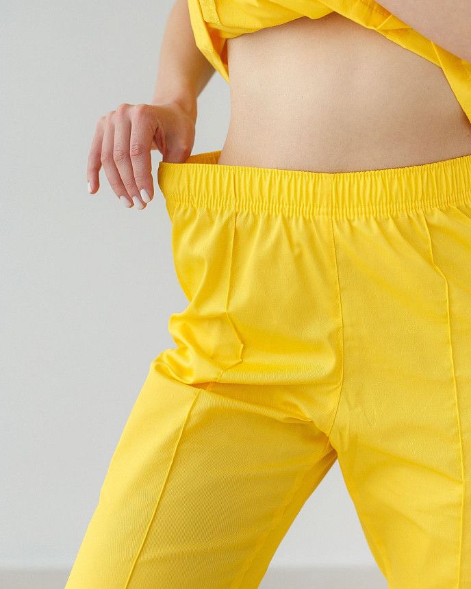 Медицинский костюм женский Топаз желтый (уценка/брак) 5