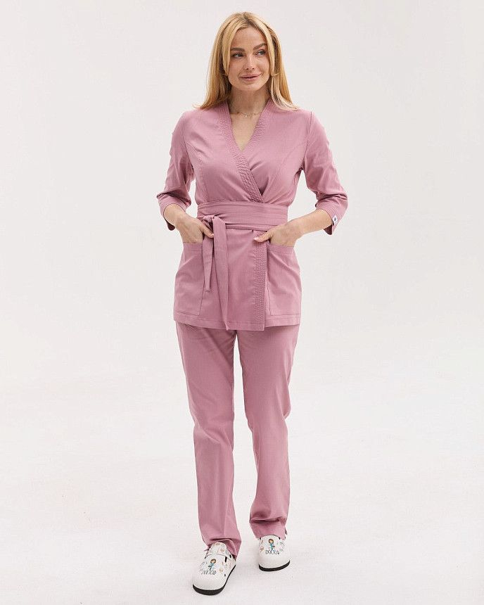 Медицинский костюм женский Сеул лиловый 2