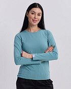 Медицинский лонгслив женский нефритовый