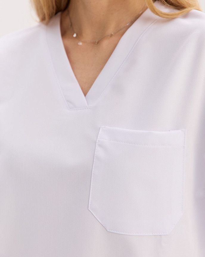 Медицинский костюм женский Чикаго белый 7