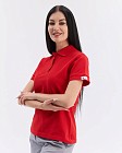 Медичне поло жіноче червоне NEW 2