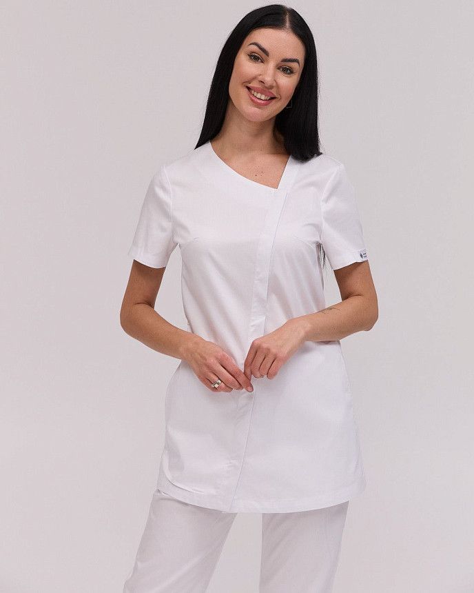 Медичний костюм жіночий Вірджинія білий 2