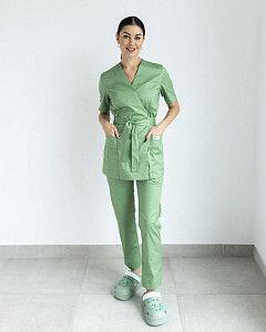 Медичний костюм жіночий Кіото авокадо