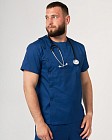 Медицинский костюм мужской Техас синий 3