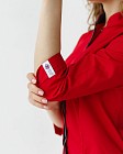 Медична сорочка жіноча Сакура червоно-сіра 3