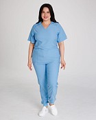 Медицинский женский костюм Аризона голубой