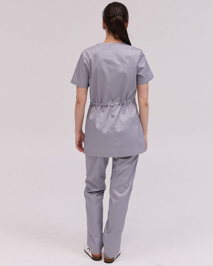 Медичний костюм жіночий Вірджинія сірий 3