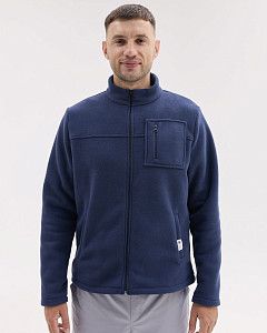 Медична кофта чоловіча флісова Фінляндія синя +SIZE