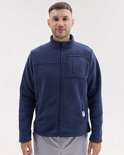 Медична кофта чоловіча флісова Фінляндія синя +SIZE