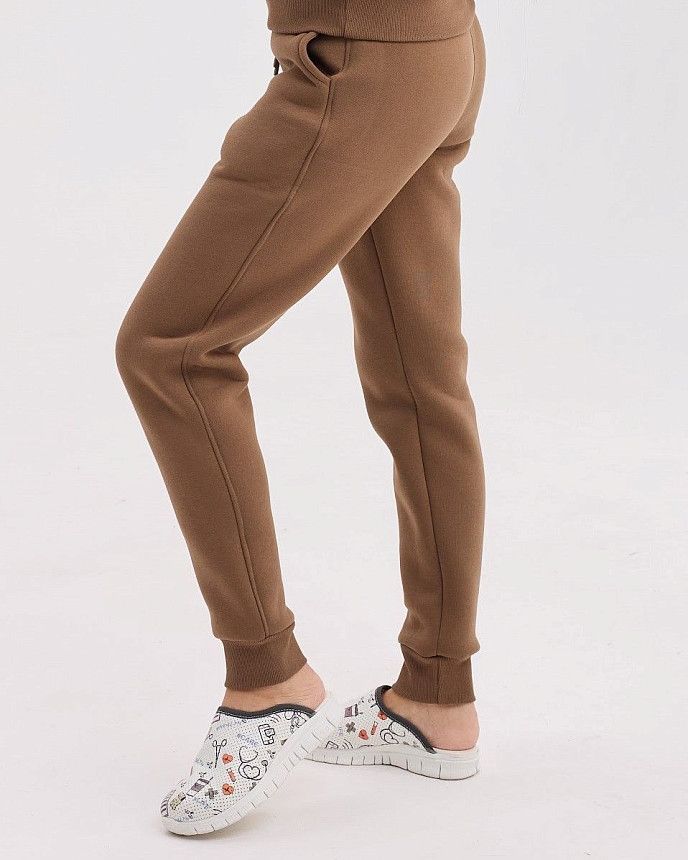 Медичні жіночі утеплені штани Онтаріо мокко 2 Білий Халат Медичні жіночі утеплені штани Онтаріо мокко 2