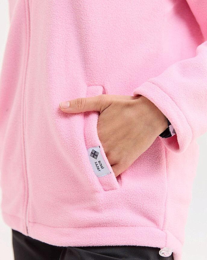 Медицинская кофта женская флисовая Финляндия розовая 6